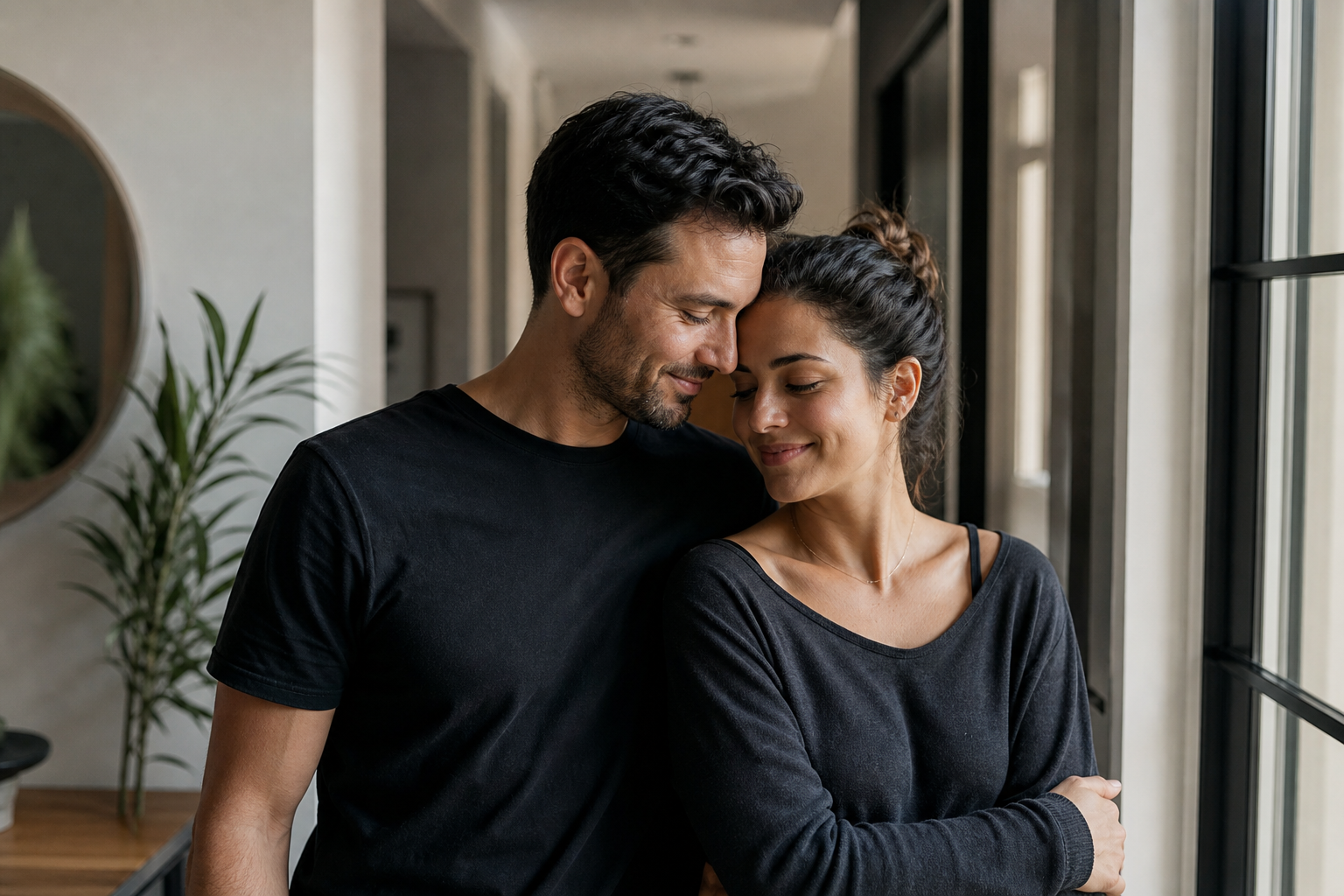 5 minute foreplay helping two adults feel relaxed, seen, and close after a gentle check in
