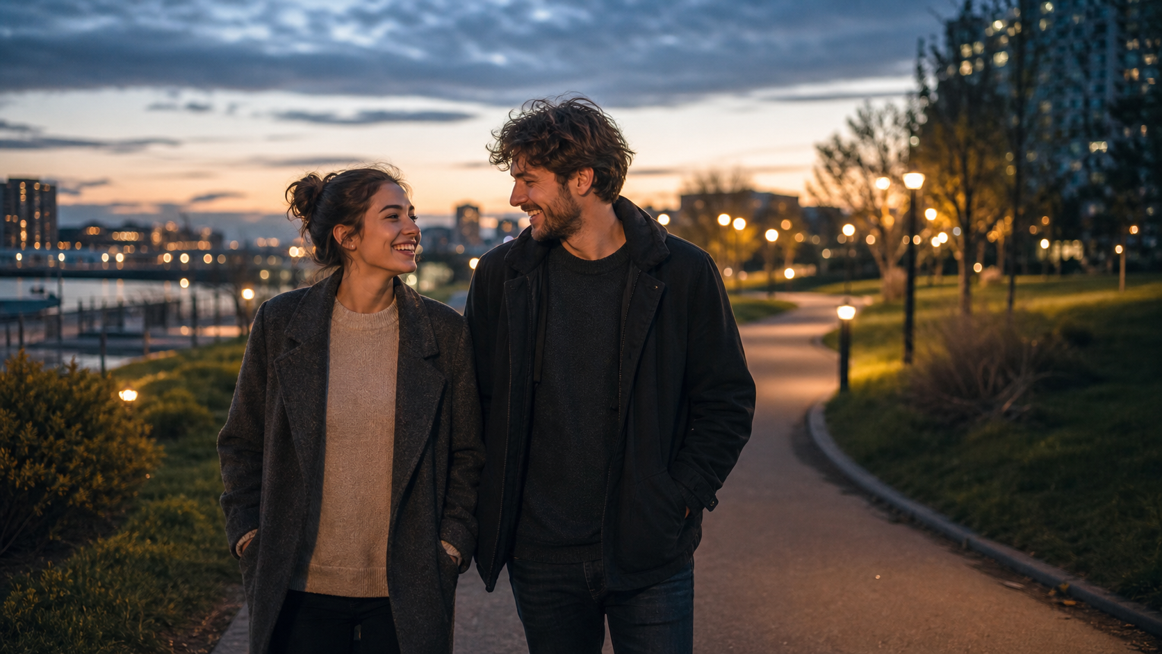 AI Intimacy Coach: 7 Smart Boundaries for Safer Relationship Support 4 Couple reconnecting after using AI intimacy coach advice as a planning tool