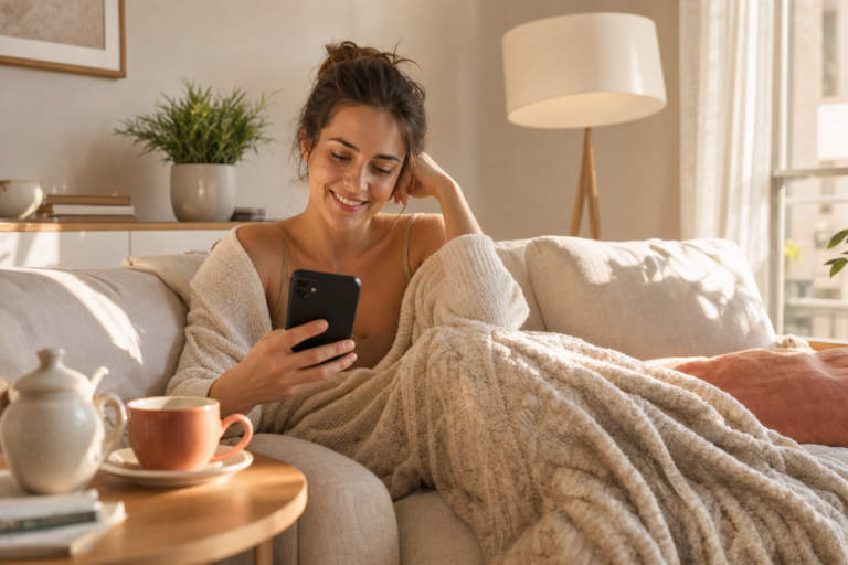 Romantic Voice Notes: 13 Smart, Gentle Scripts to Build Closeness 5 romantic voice notes bringing warmth and closeness through a caring message at home