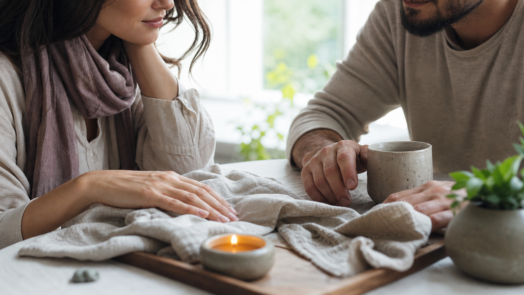 Sensory Intimacy: 9 Gentle, Practical Ways to Feel Closer 3 sensory intimacy practice using texture and touch at home
