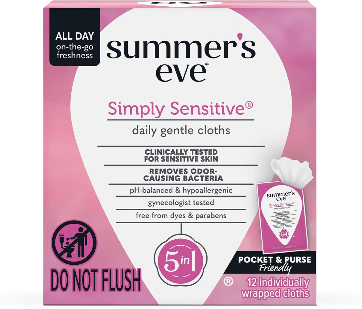 Summer's Eve Feminine Wipes Amazon product image 1