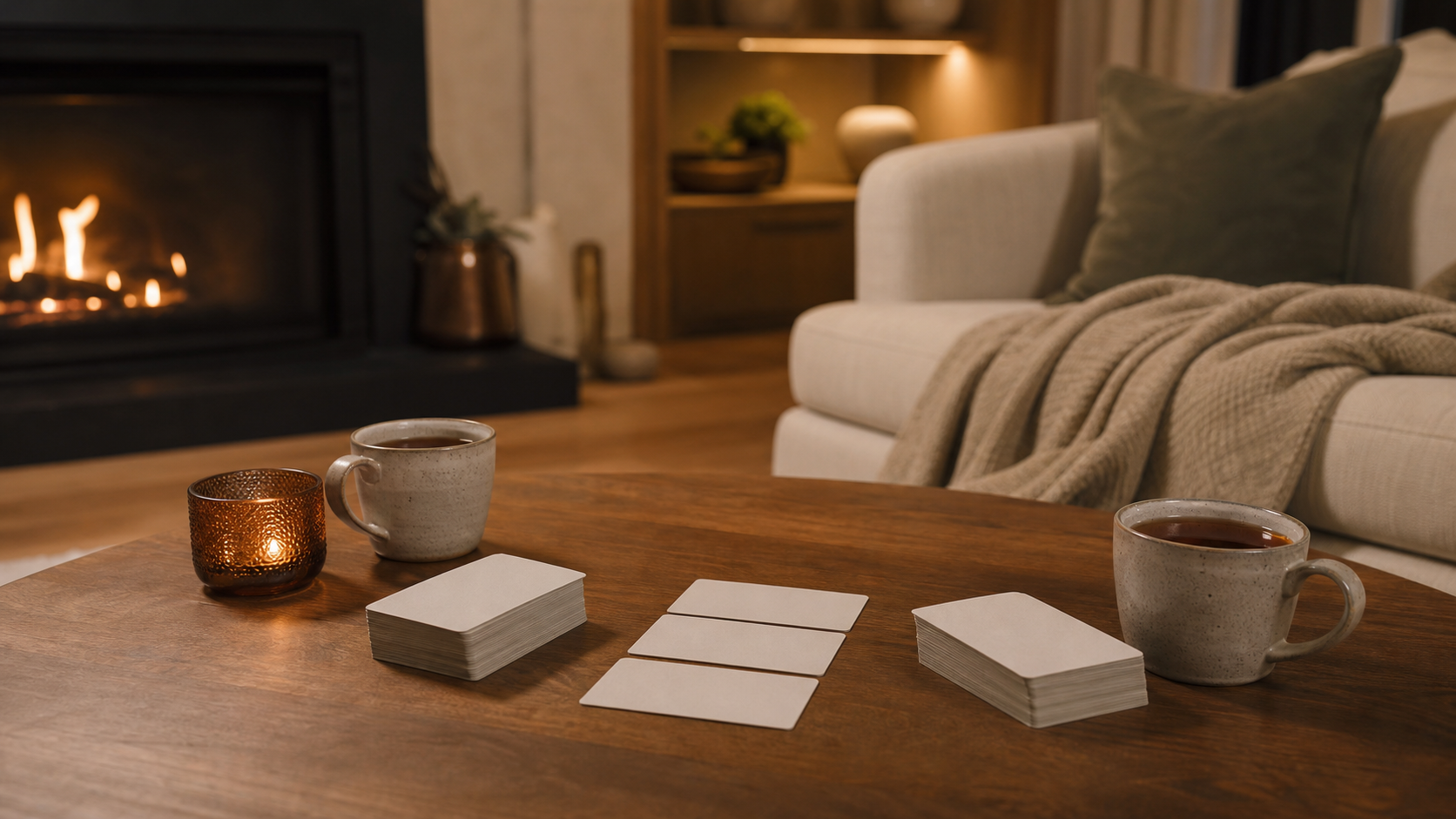 Tell Me Without Telling Me Adult Card Game: 7 Fun Connection Wins (Honest Review) 1 Tell Me Without Telling Me adult card game on a tidy coffee table with warm lighting